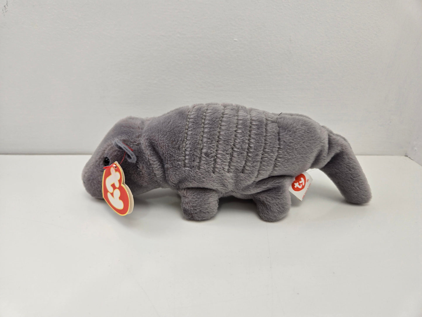 Ty Beanie Baby “Tank” the Armadillo - 3rd Generation Hang Tag! *Rare*  (8 inch)