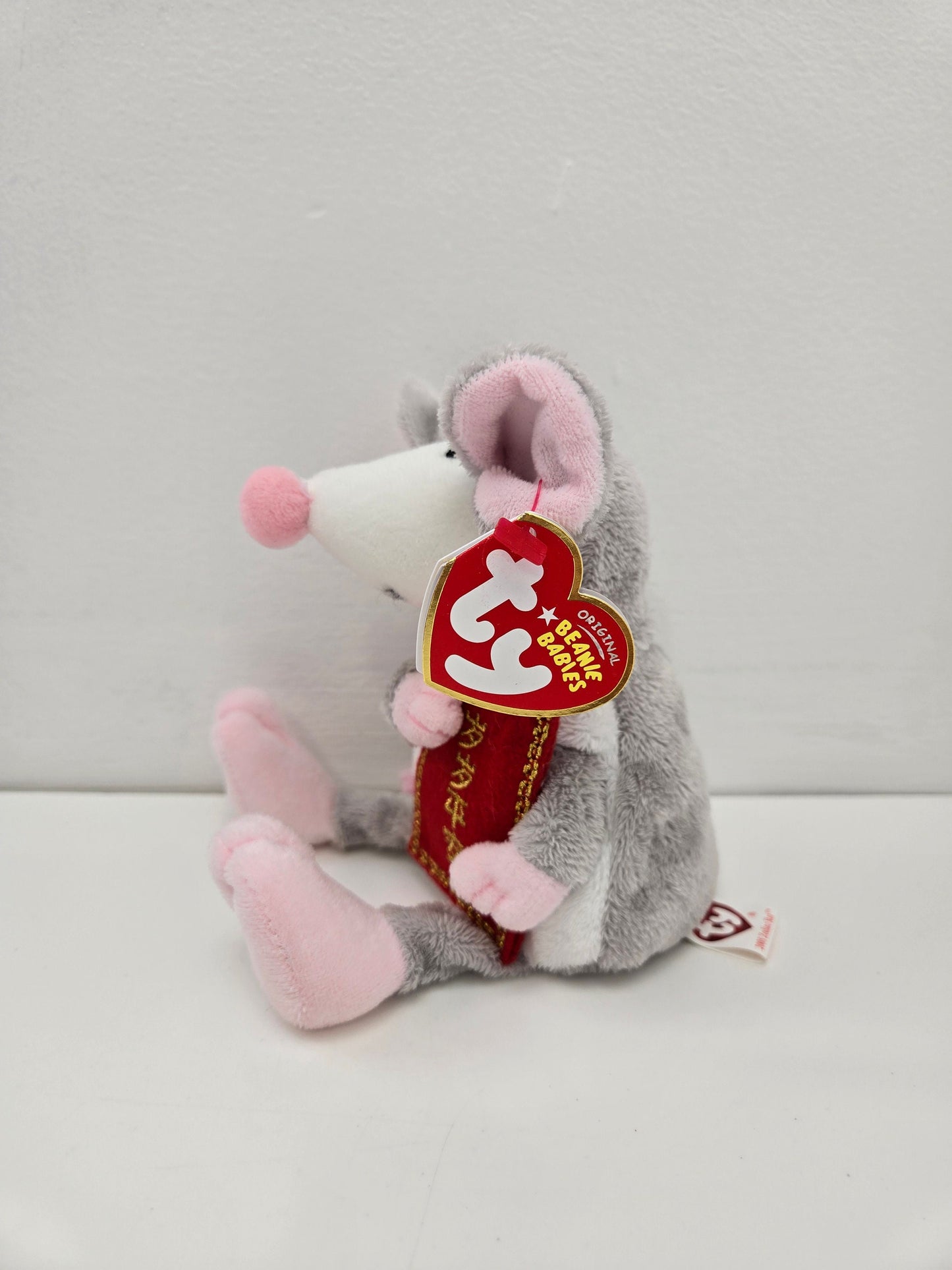 Ty Beanie Baby “Zodiac Rat” the Adorable Rat - Asia-Pacific Exclusive *Rare* (5.5 inch)