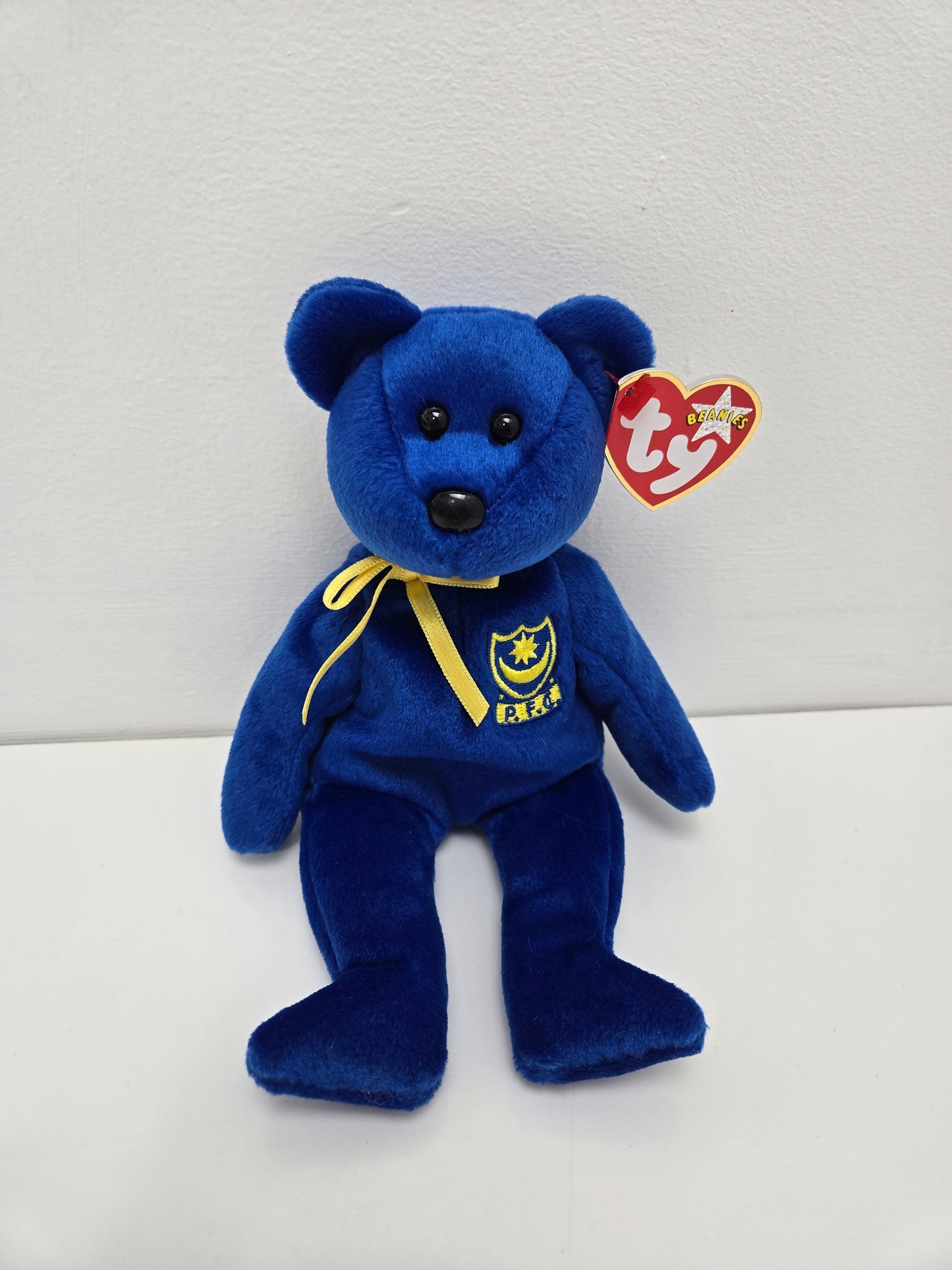 Ty Beanie Baby “Pompey” the Royal Blue Bear - UK Portsmouth Football Club Europe Exclusive (8.5 inch)
