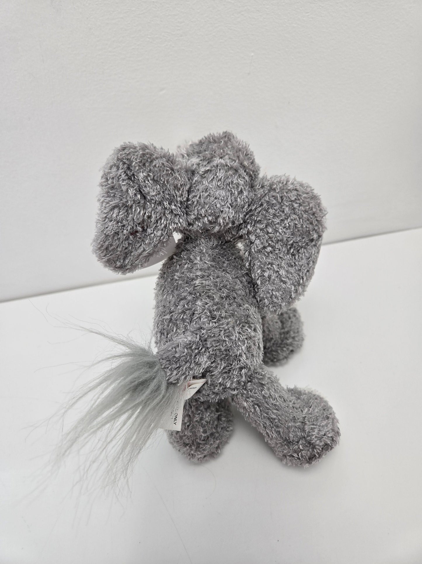 Ty Beanie Baby “Toot Toot” the Funny Grey Elephant (8 inch)