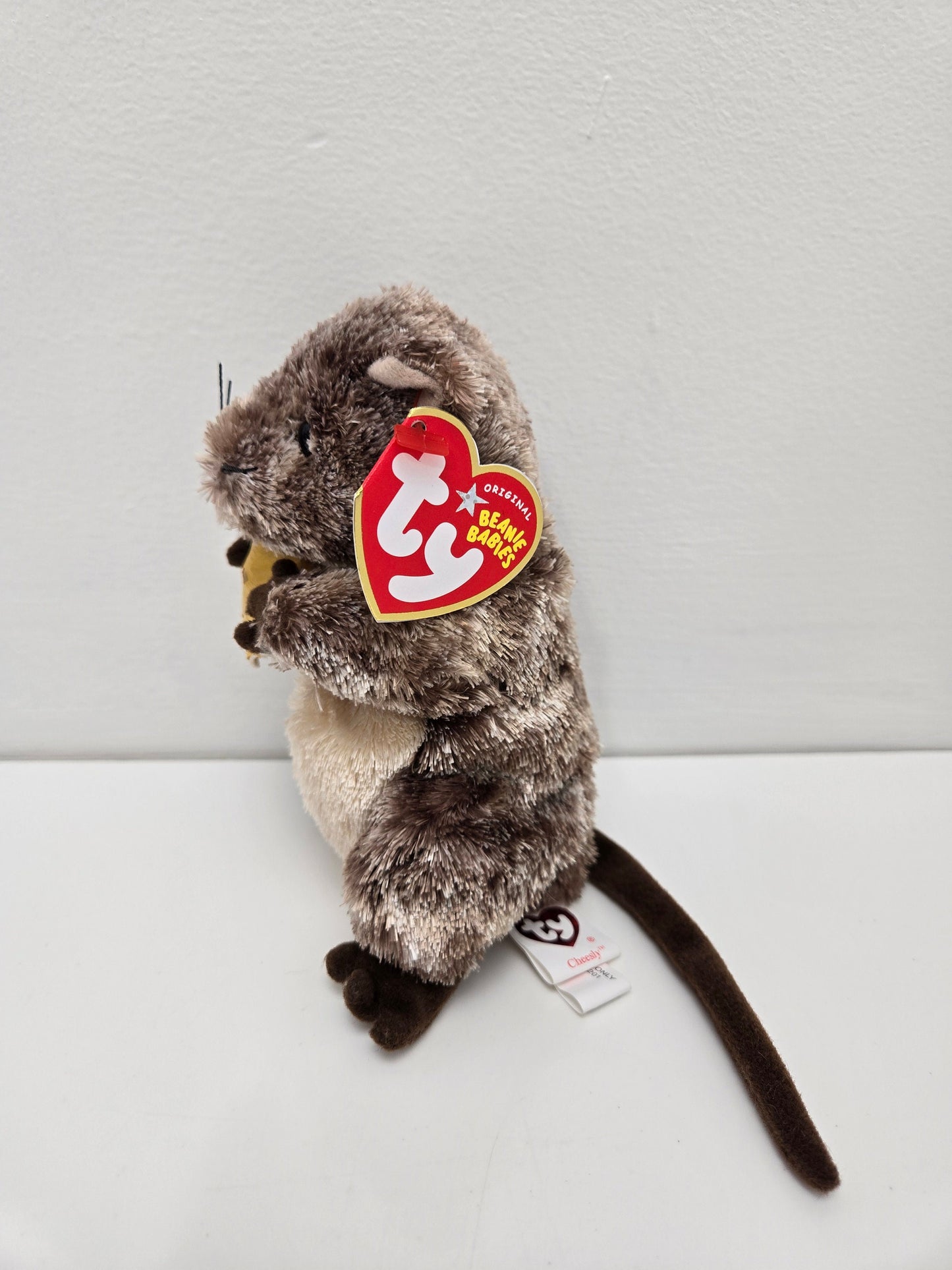 Ty Beanie Baby “Cheesly” the Mouse! (5 inch)