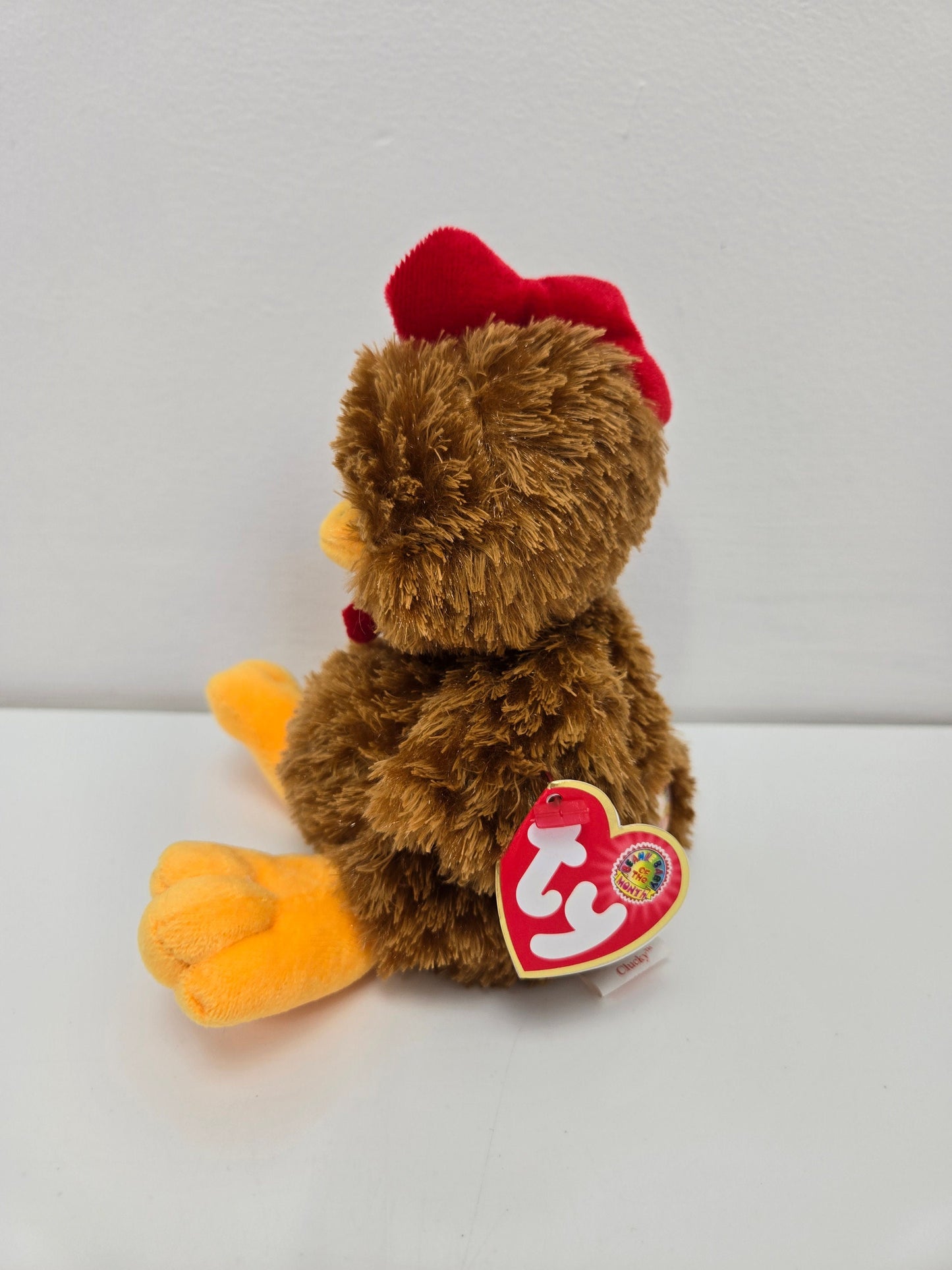 Ty Beanie Baby “Clucky” the Adorable Chicken - Beanie Baby of the Month (6 inch)