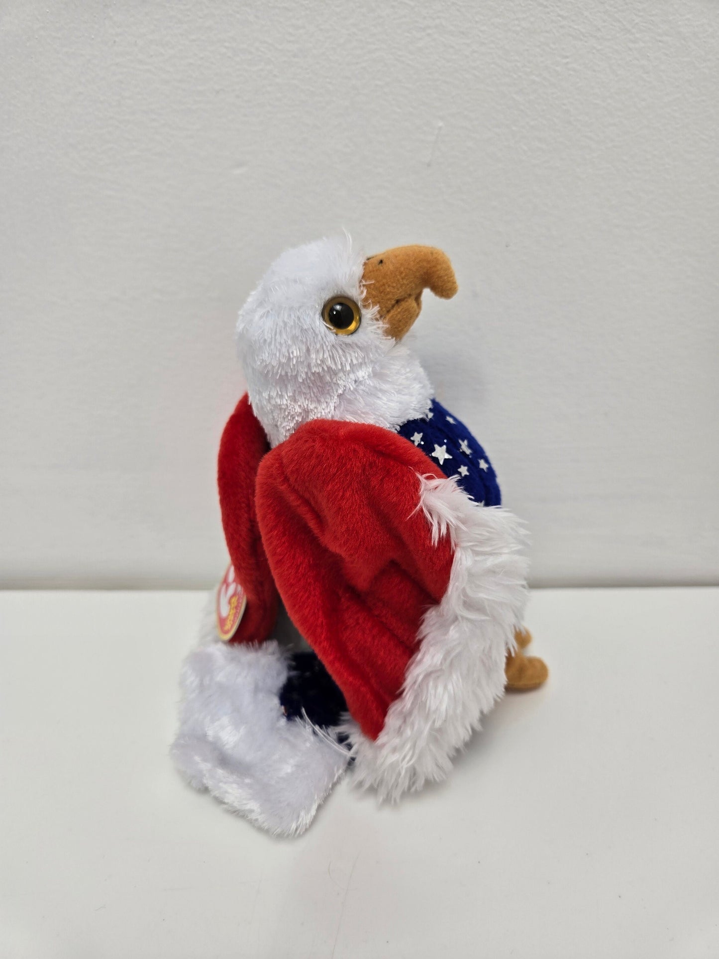 Ty Beanie Baby “Free” the Eagle - Internet Exclusve - Star Chest Version (5.5 inch)