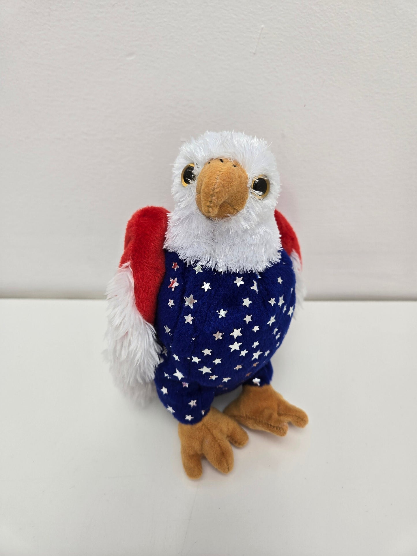 Ty Beanie Baby “Free” the Eagle - Internet Exclusve - Star Chest Version (5.5 inch)