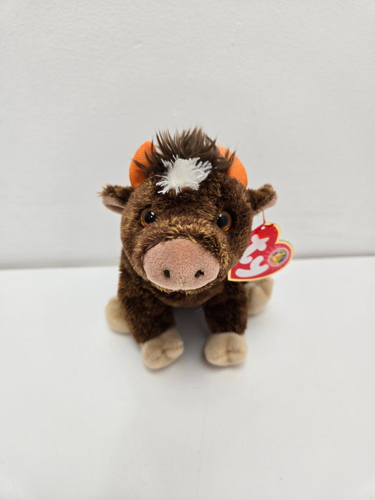 Ty Beanie Baby “Jersey” the Bull  - Beanie Baby of the Month (6 inch)