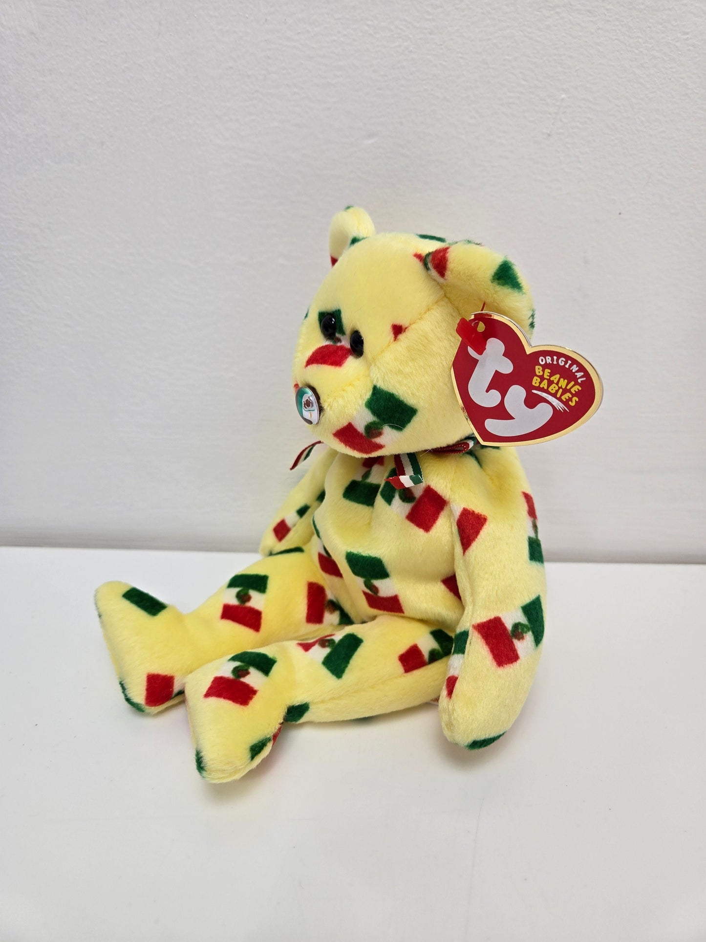 Ty Beanie Baby “Piñata” the Mexican Flag Bear - Flag nose (8.5 inch)