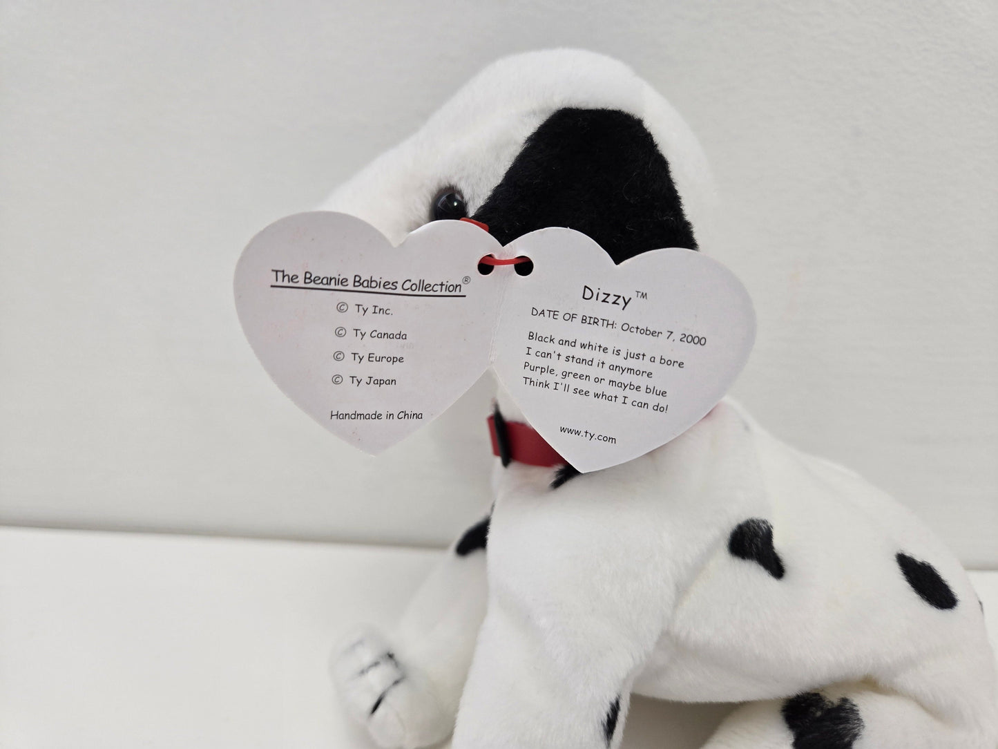 Ty Beanie Baby “Dizzy” the Dalmatian ie (5.5 inch)