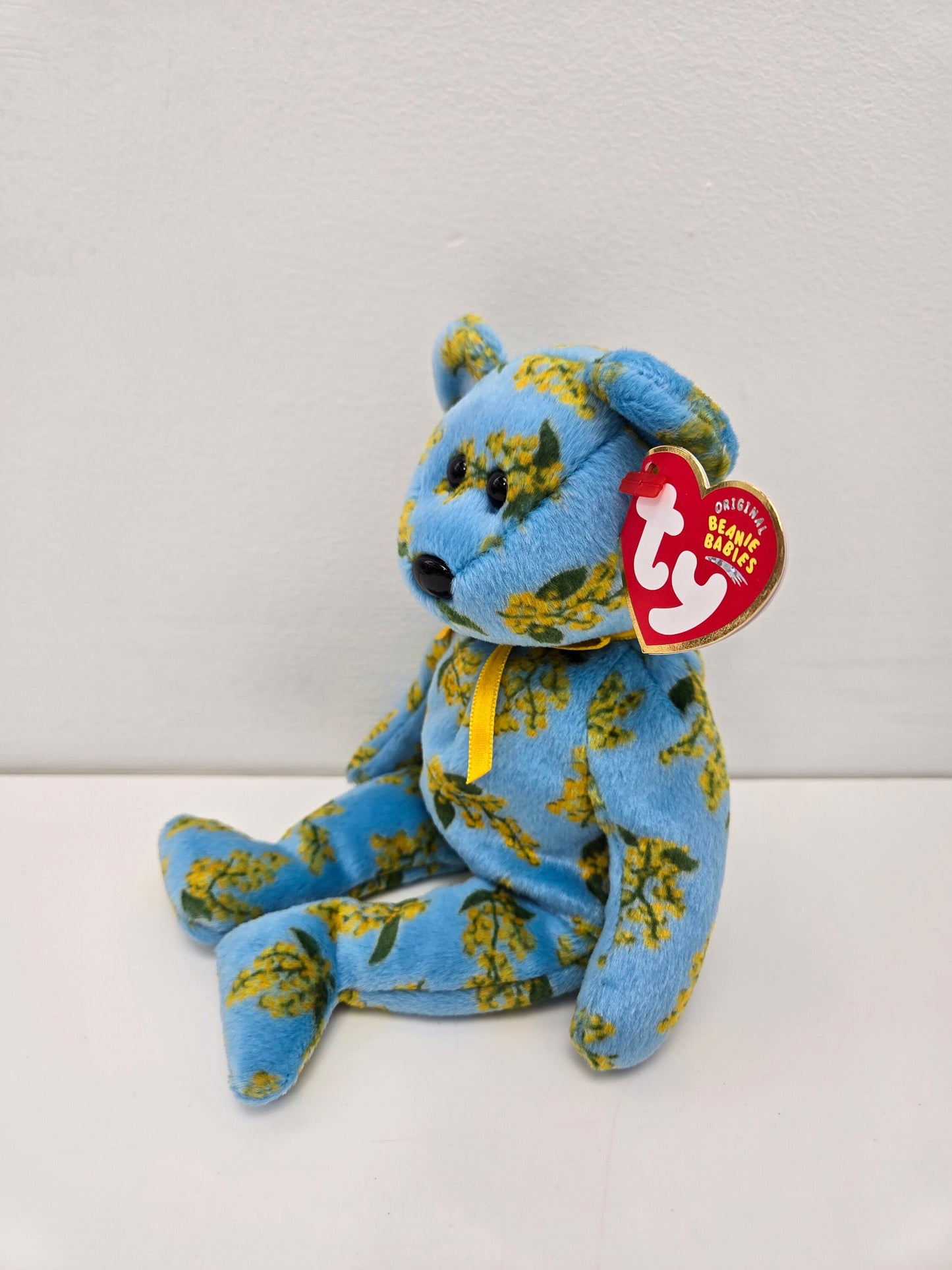 Ty Beanie Baby “Ocker” the  Flowered Bear - Asia Pacific Exclusive (8.5 inch)