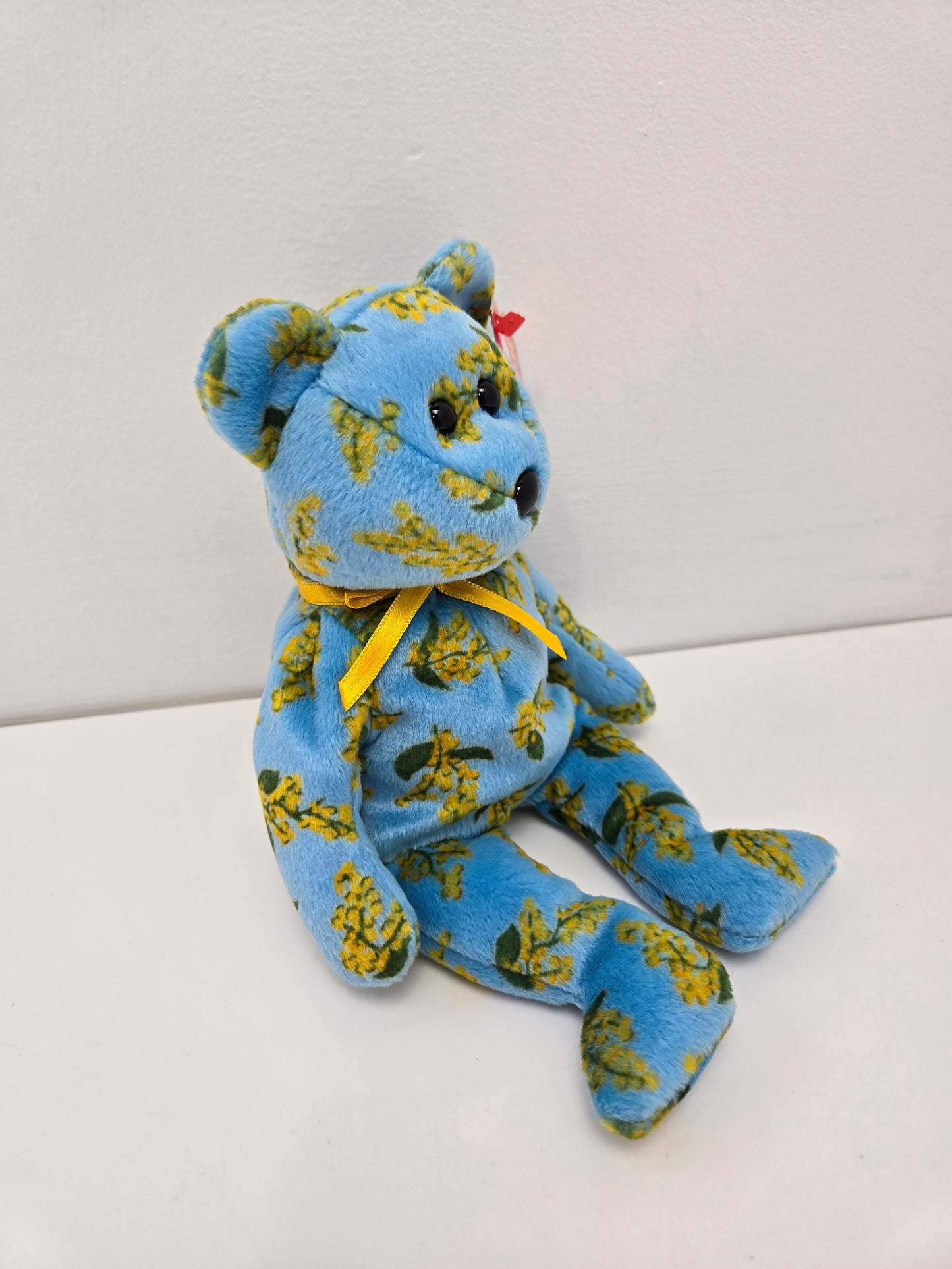 Ty Beanie Baby “Ocker” the  Flowered Bear - Asia Pacific Exclusive (8.5 inch)