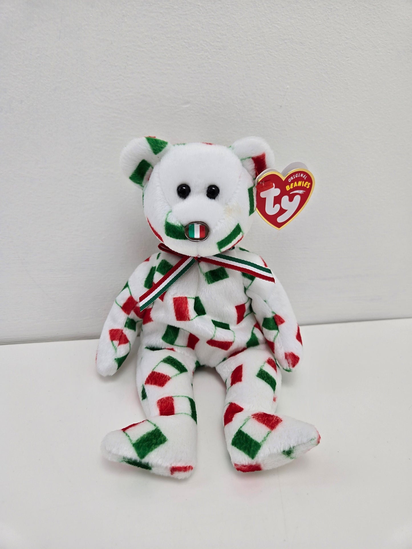 Ty Beanie Baby “Pippo” the Bear!! *Italy and Harrod’s Exclusive Bear* (8.5 inch)