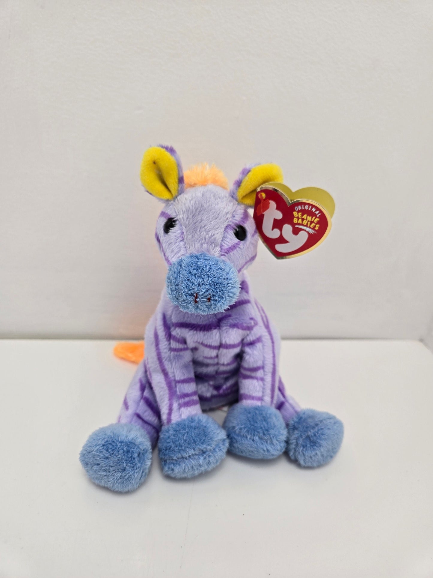 Ty Beanie Baby “Vegas” the Purple Zebra! (6.5 inch)