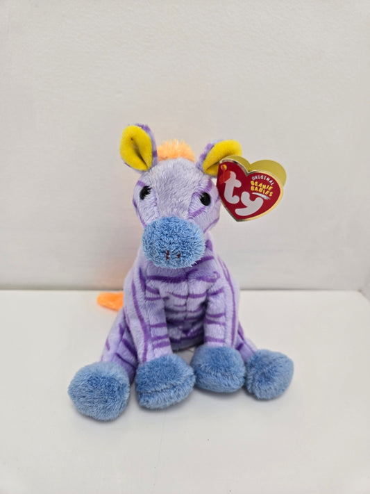 Ty Beanie Baby “Vegas” the Purple Zebra! (6.5 inch)