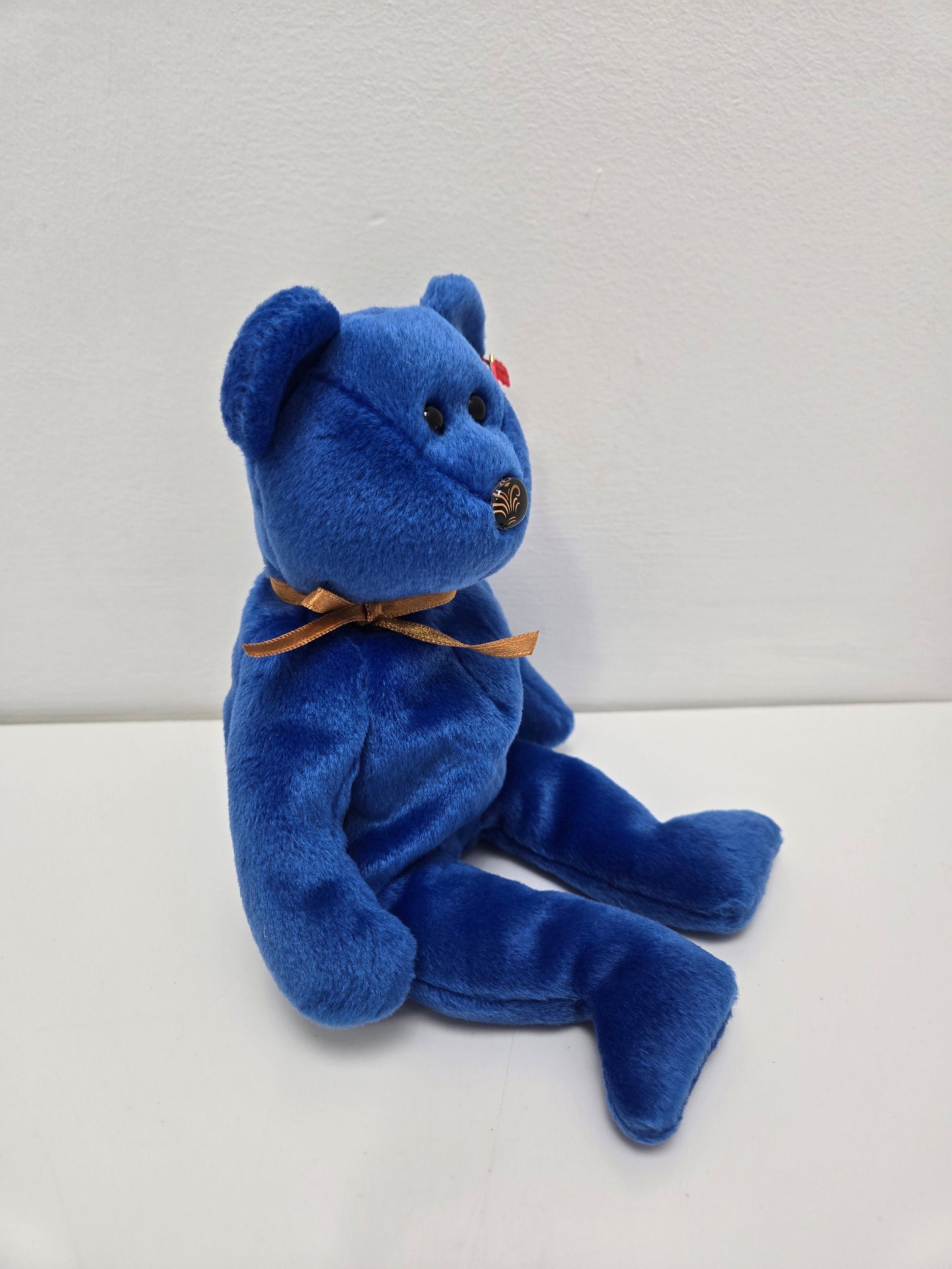 Ty Beanie Baby “Promise” the Blue Bear *Northwestern Mutual Exclusive —Rare!* (8.5 inch)