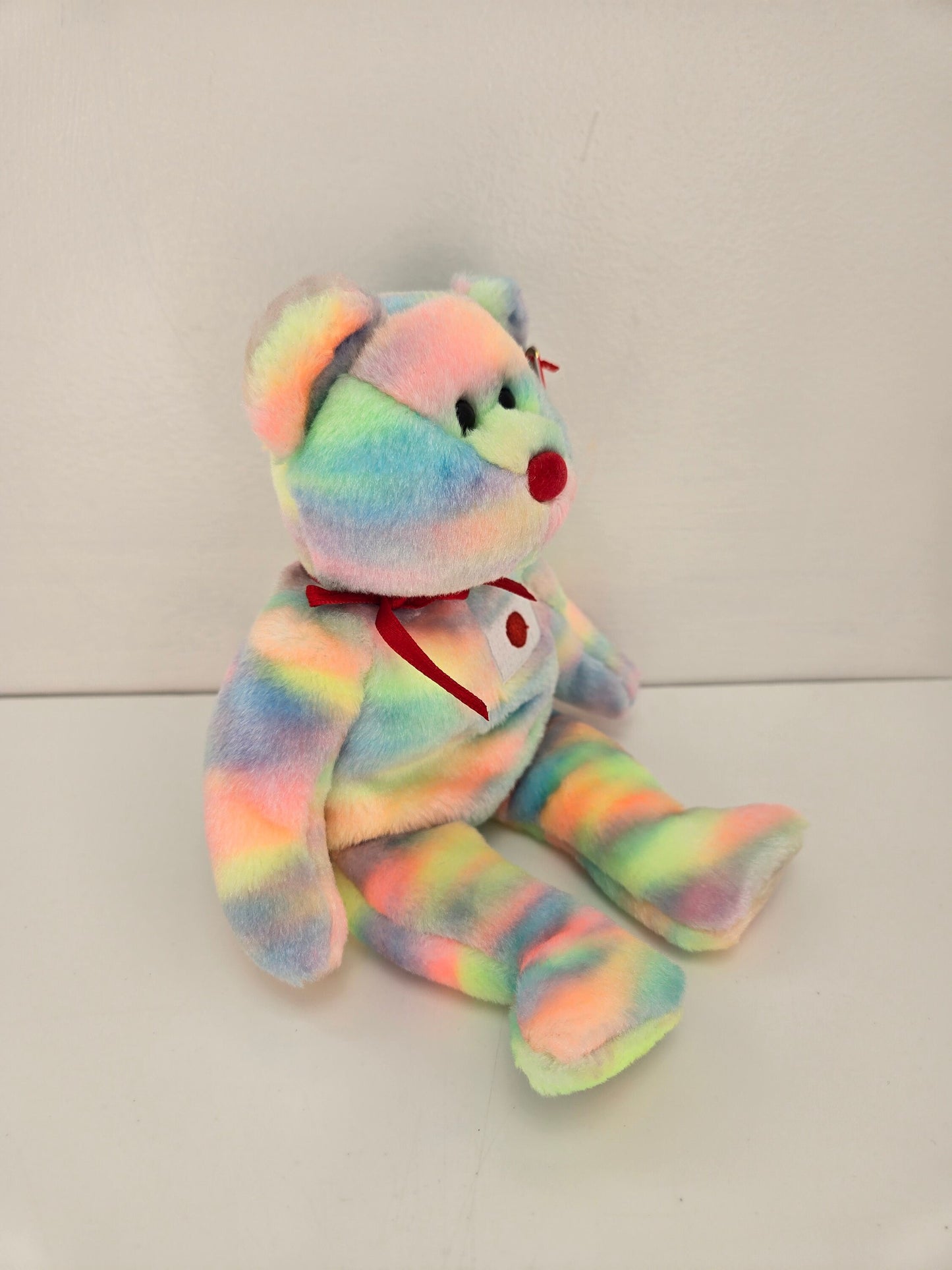 Ty Beanie Baby “Ai” the Tie-Dye Bear - Asia Pacific Exclusive (8.5 inch)