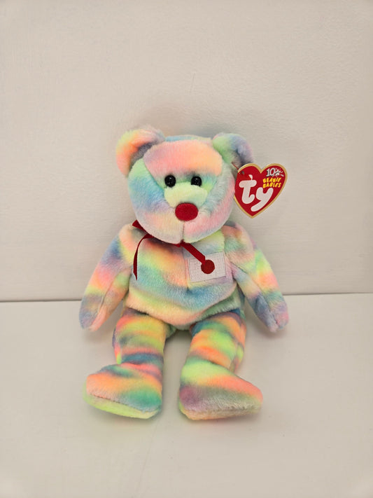 Ty Beanie Baby “Ai” the Tie-Dye Bear - Asia Pacific Exclusive (8.5 inch)