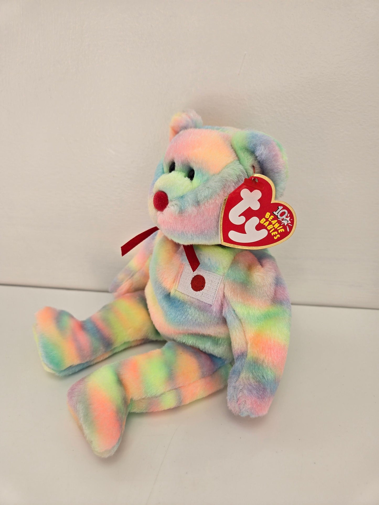 Ty Beanie Baby “Ai” the Tie-Dye Bear - Asia Pacific Exclusive (8.5 inch)