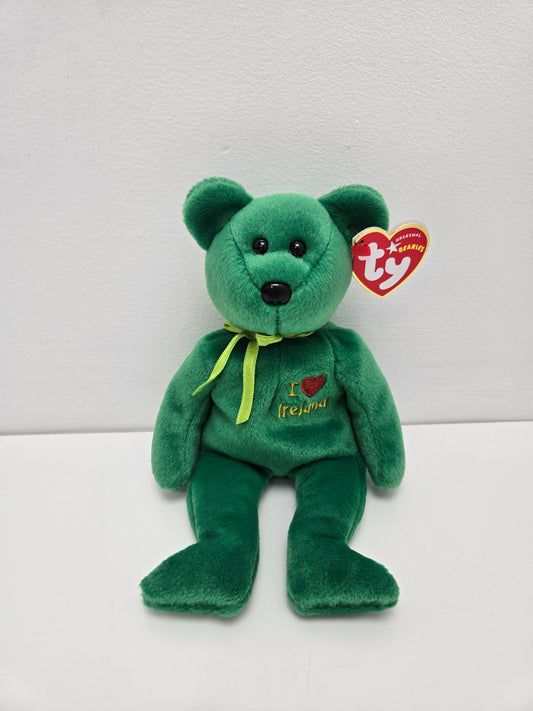 Ty Beanie Baby “I Love Ireland” the Bear - UK Exclusive (8.5 inch)