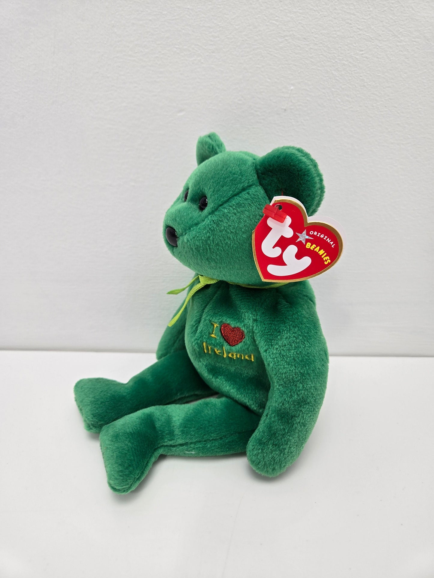 Ty Beanie Baby “I Love Ireland” the Bear - UK Exclusive (8.5 inch)