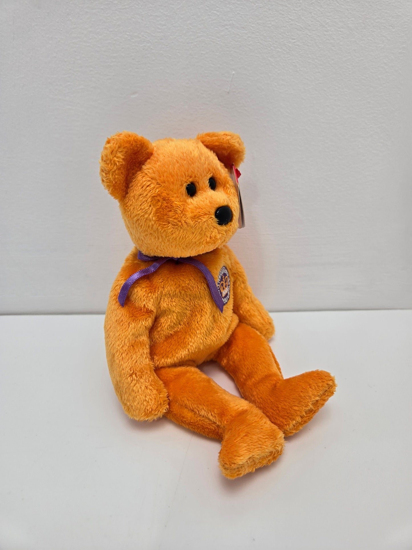 Ty Beanie Baby “Celebrations” the Highly Sought After Queen Elizabeth 50th Anniversary Golden Jubilee Bear - Country Exclusive