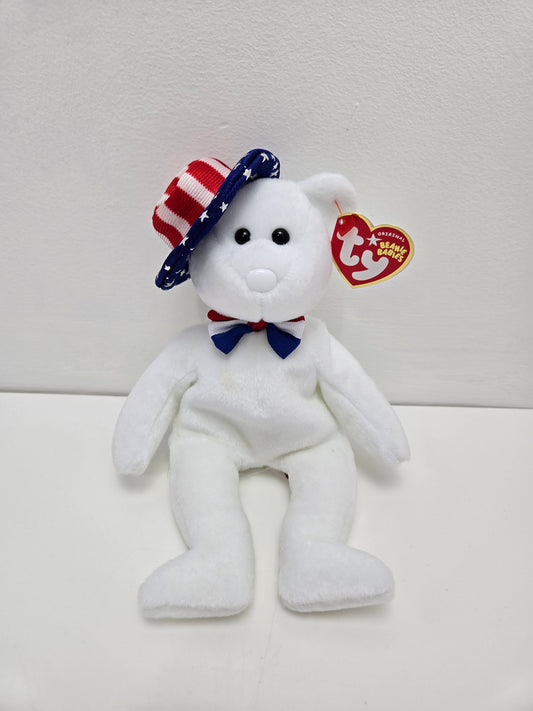 Ty Beanie Baby “Benjamin” the Patriotic Bear (8.5 inch)