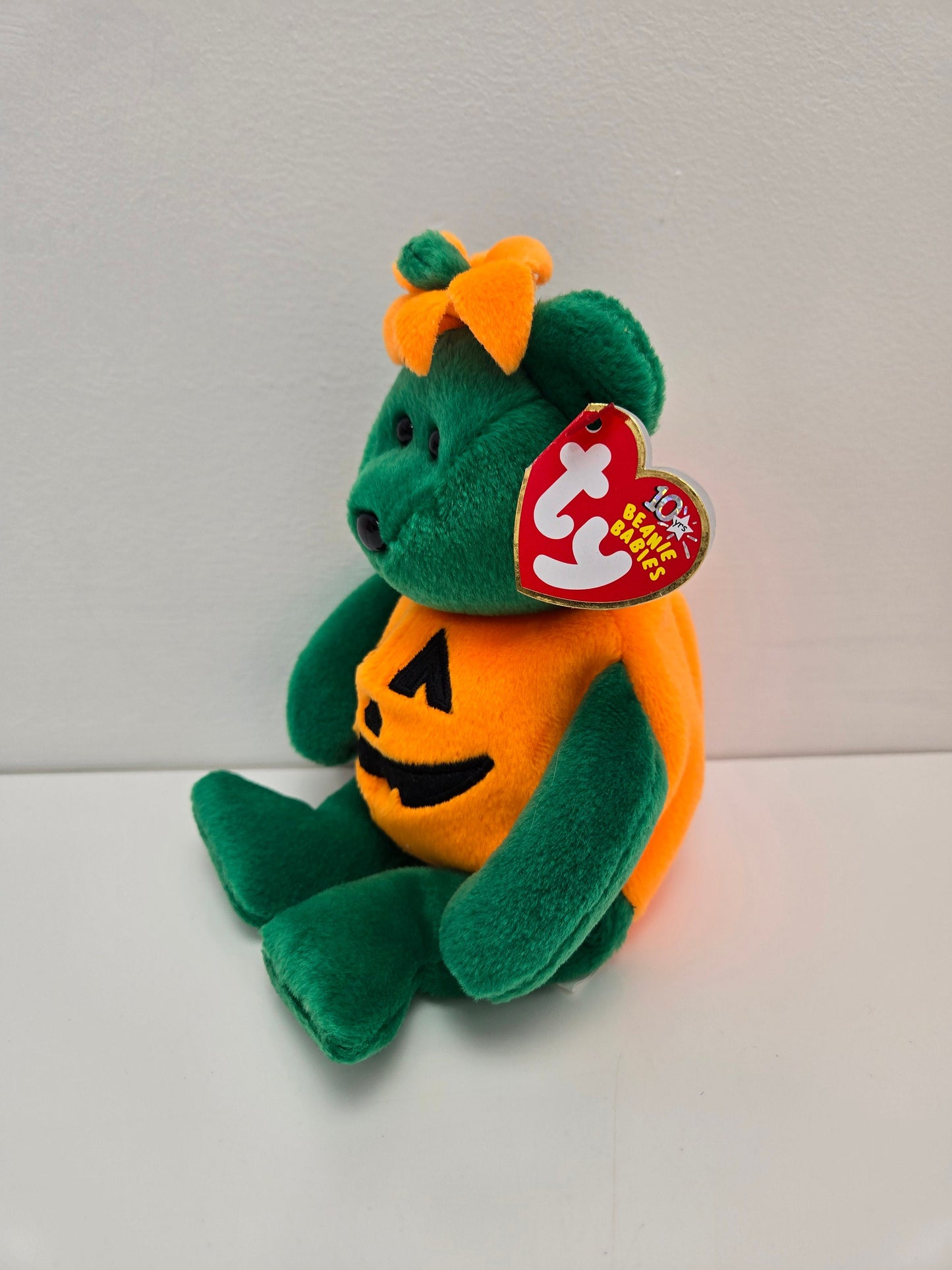 Ty Beanie Baby “Tricky” the Pumpkin Bear (9.5 inch)