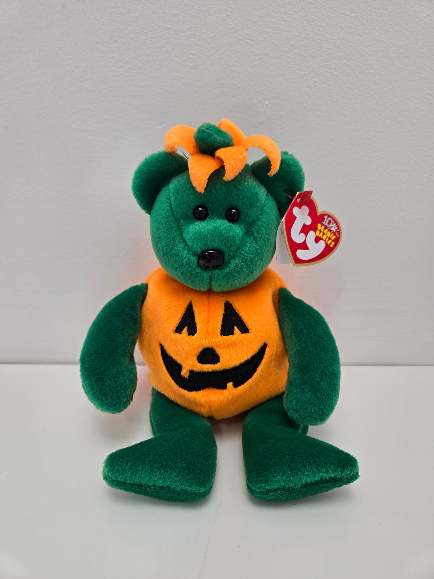 Ty Beanie Baby “Tricky” the Pumpkin Bear (9.5 inch)