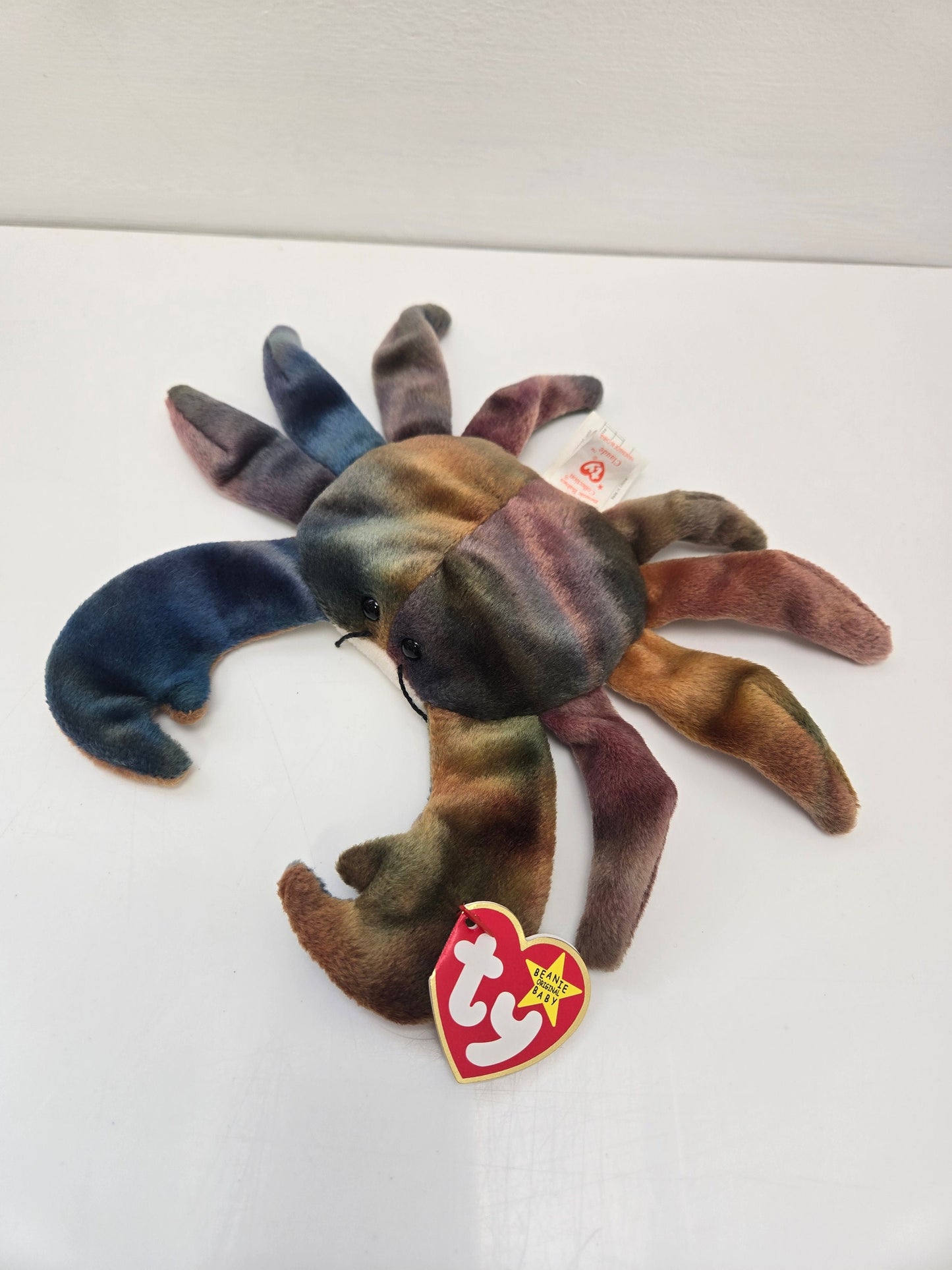 Ty Beanie Baby “Claude” the Crab - Colours Vary (7.5 inch) *