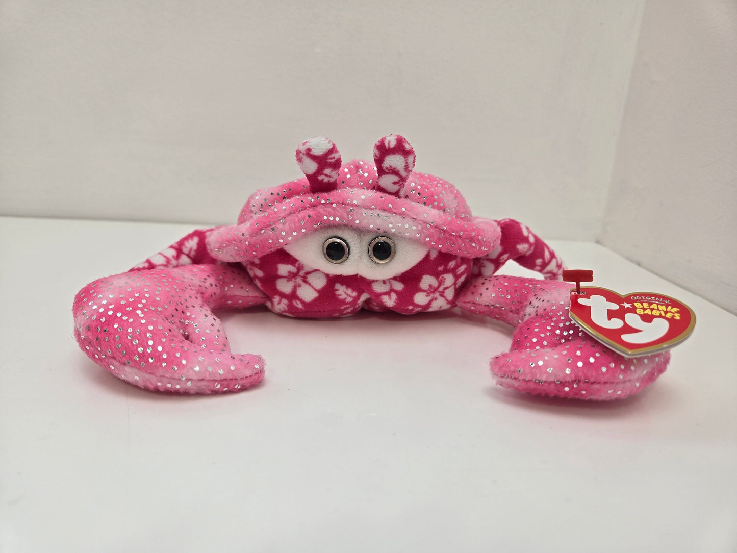 Ty Beanie Baby “Sunburst” the Pink Crab (8 inch)