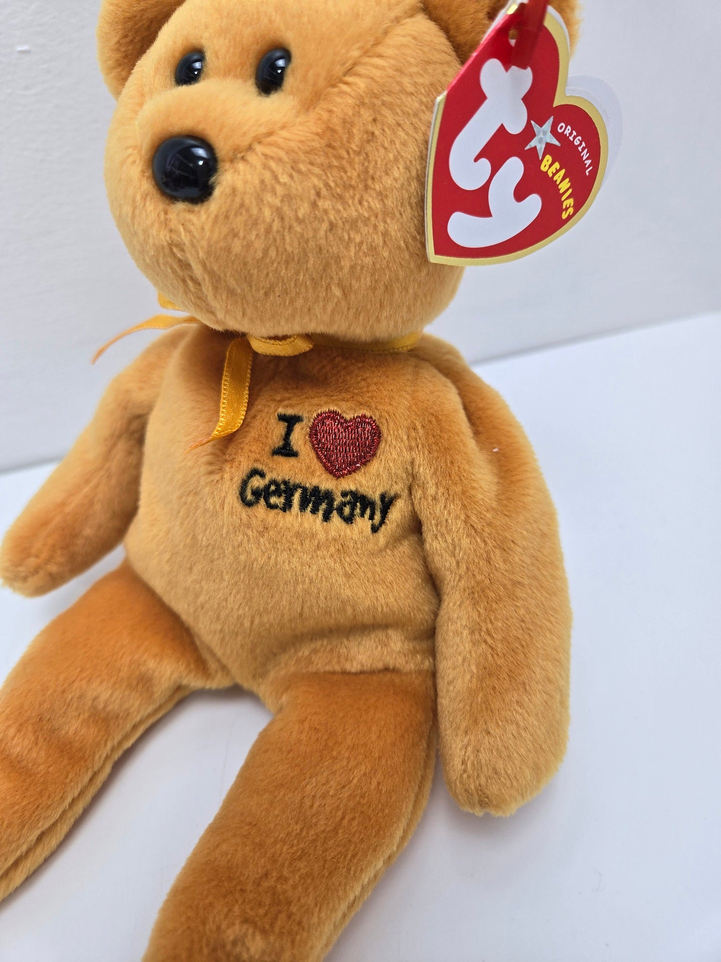 Ty Beanie Baby “Germany” the I Love Germany Bear - German Exclusive (8.5 inch)