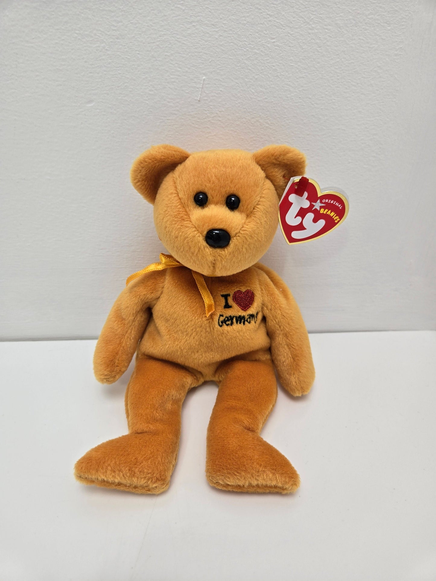 Ty Beanie Baby “Germany” the I Love Germany Bear - German Exclusive (8.5 inch)