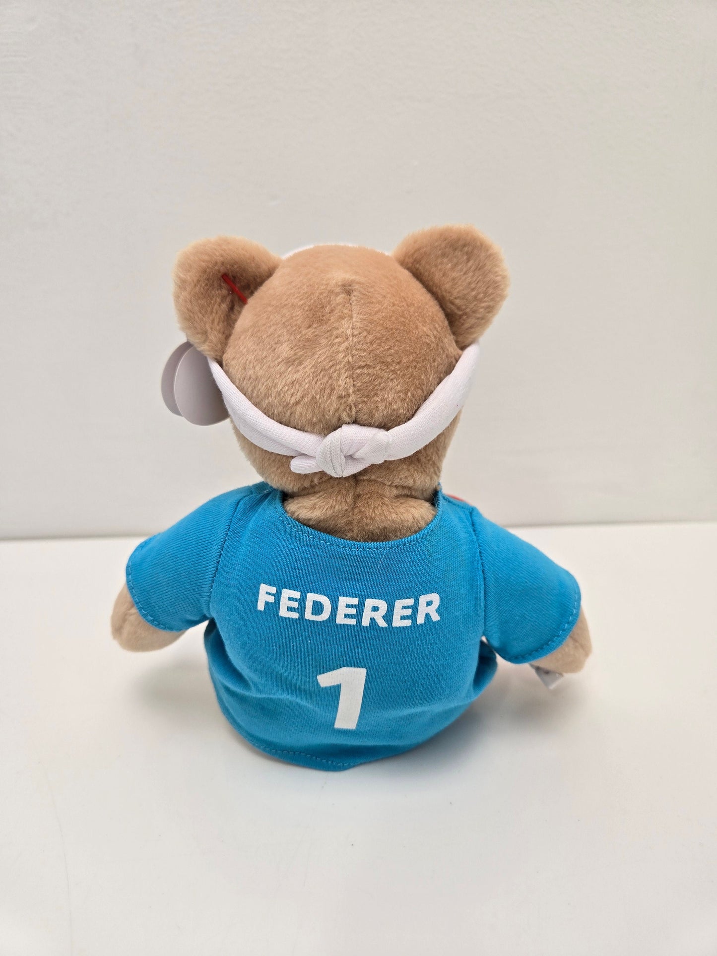 Ty Beanie Baby “Feder Bear” the Roger Federer Tennis Bear - Perfect Gift for Federer’s Retirement! (9 inch)