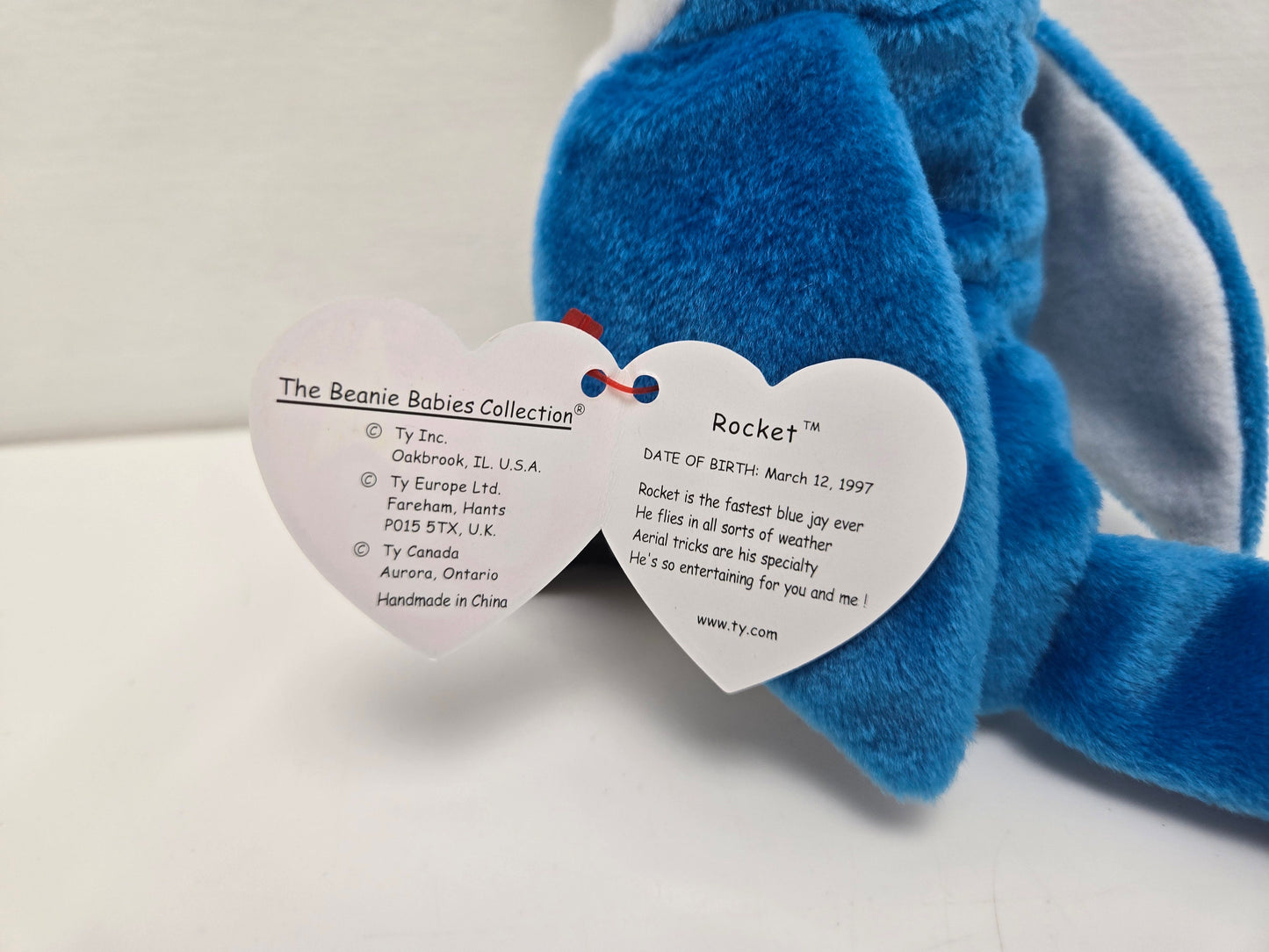 Ty Beanie Baby “Rocket” the Blue Jay (5.5 inch)