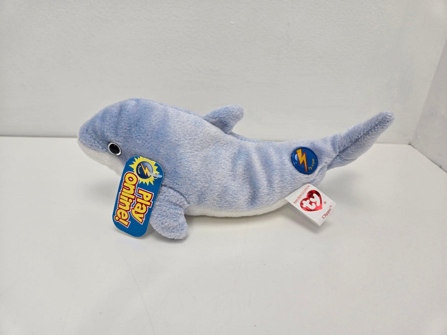 Ty Beanie Baby 2.0 “Clipper” the Dolphin (8 inch)