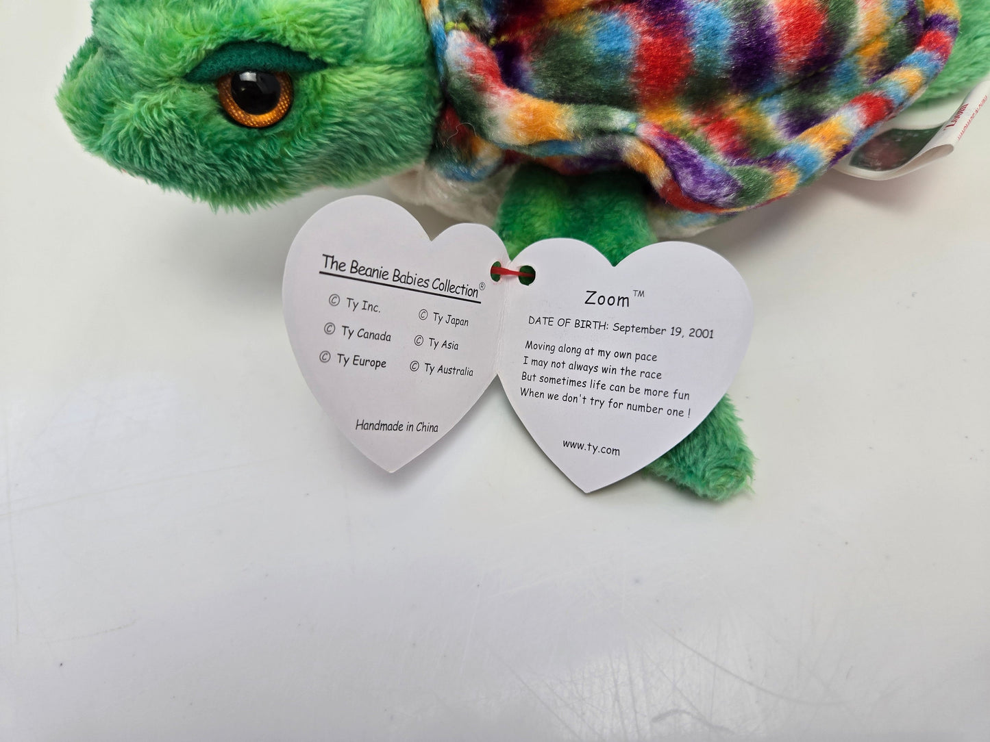 Ty Beanie Baby “Zoom” the Sea Turtle  (6 inch)