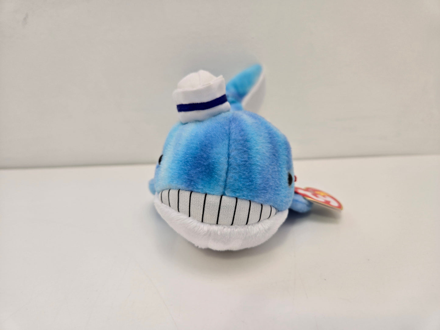 Ty Beanie Baby “Captain” the Blue Whale (7 inch)