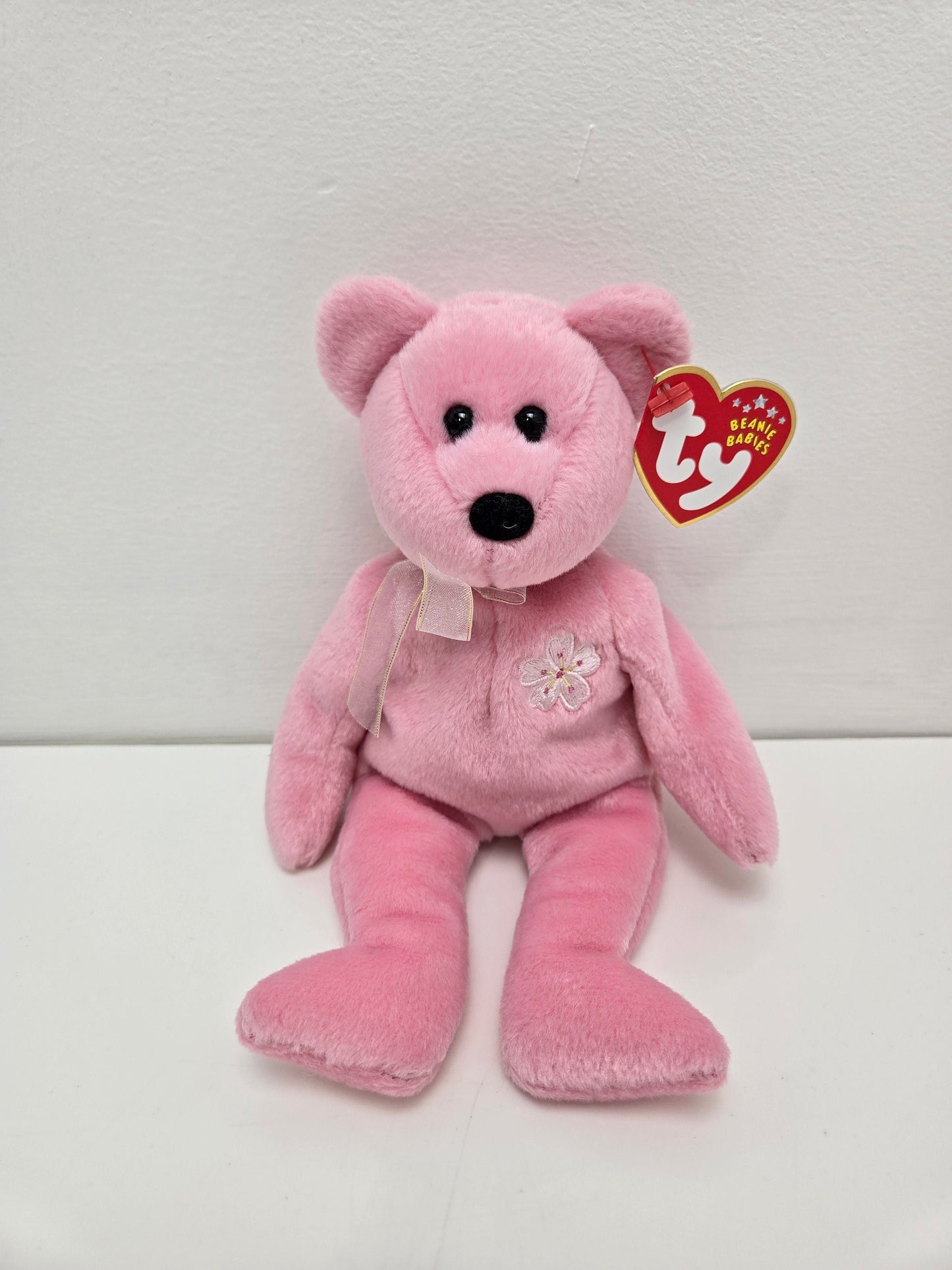 Ty Beanie Baby Bear “Sakura II” - Japan Exclusive - One of the 6 in the Asia Pacific Set (8.5 inch)