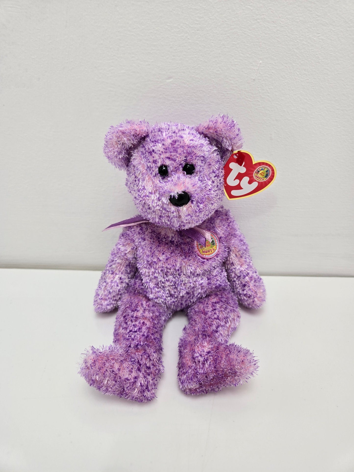 Ty Beanie Baby “Dabbles” the Adorable Purple Bear - Beanie Baby of the Month (8.5 inch)