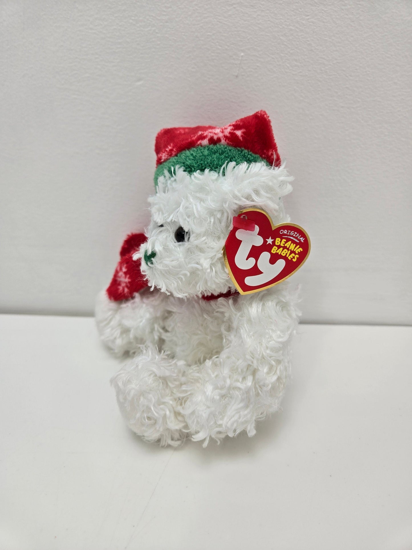 Ty Beanie Baby “Holidays” the Holiday Bear with Red Hat and Scarf (7 inch)