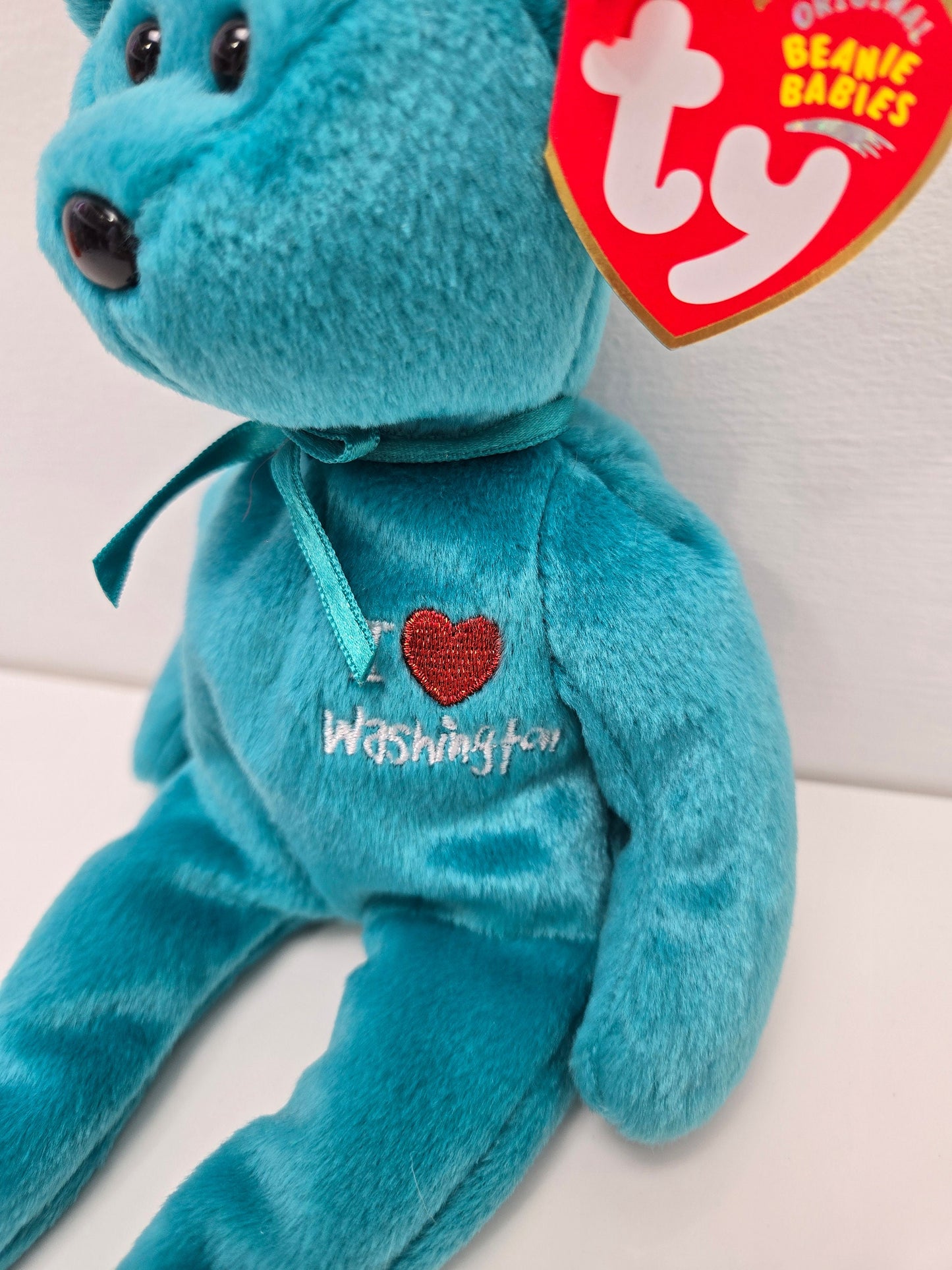 Ty Beanie Baby “Washington” the I Love Washington Bear - State Exclusive (8.5 inch)