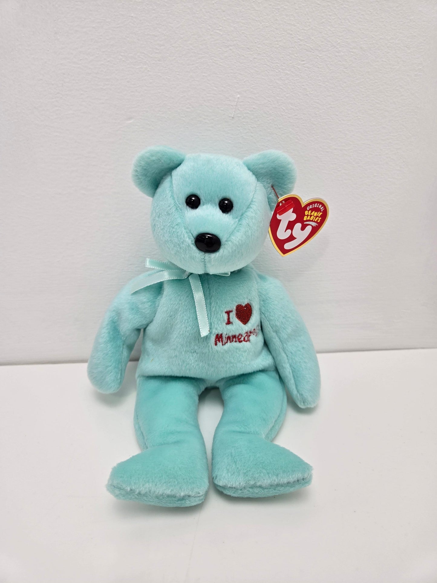 Ty Beanie Baby “Minneapolis” the I Love Minneapolis Bear - State Exclusive (8.5 inch)