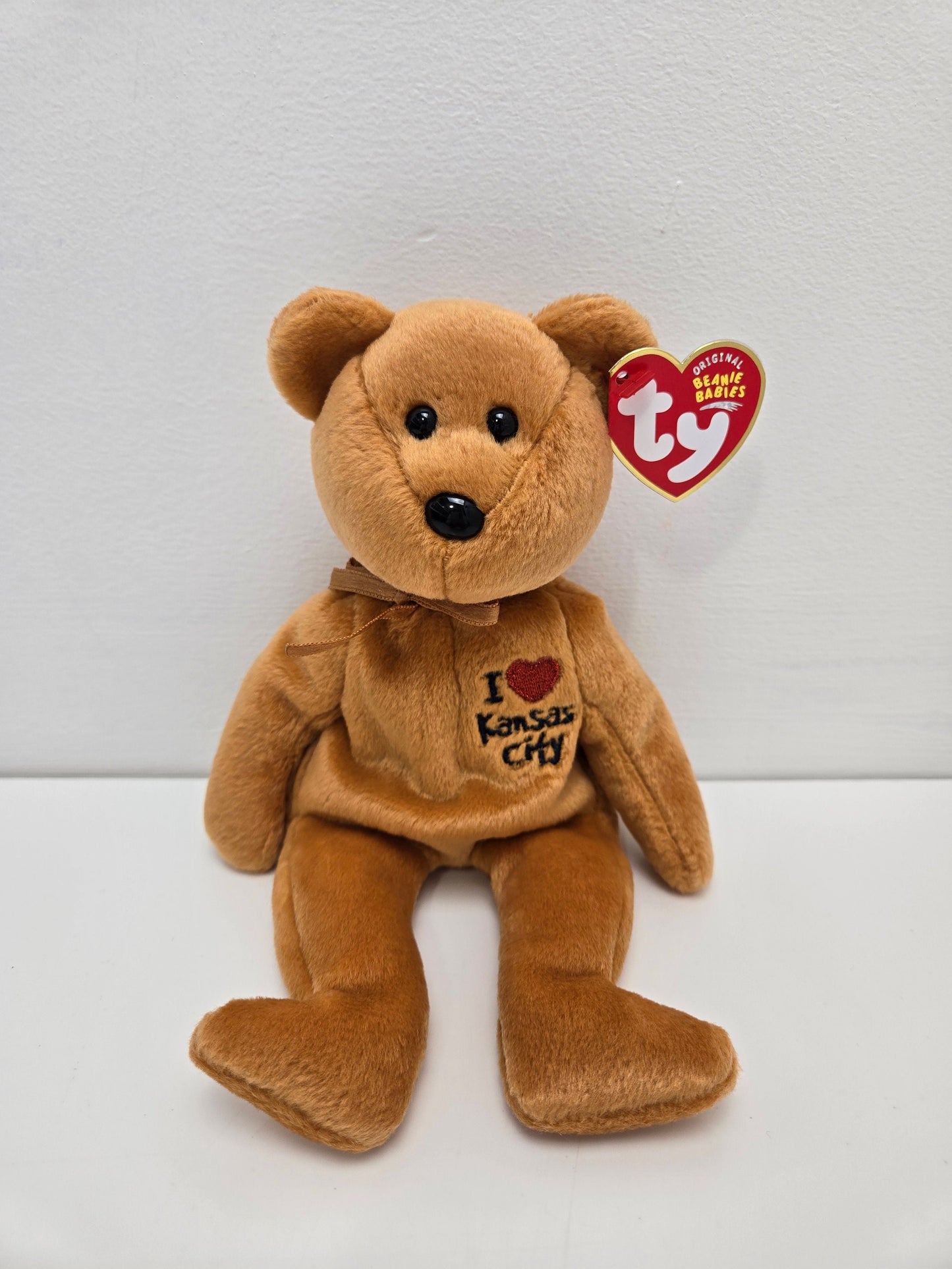 Ty Beanie Baby “Kansas City” the I Love Kansas City Bear - Show Exclusive (8.5 inch)