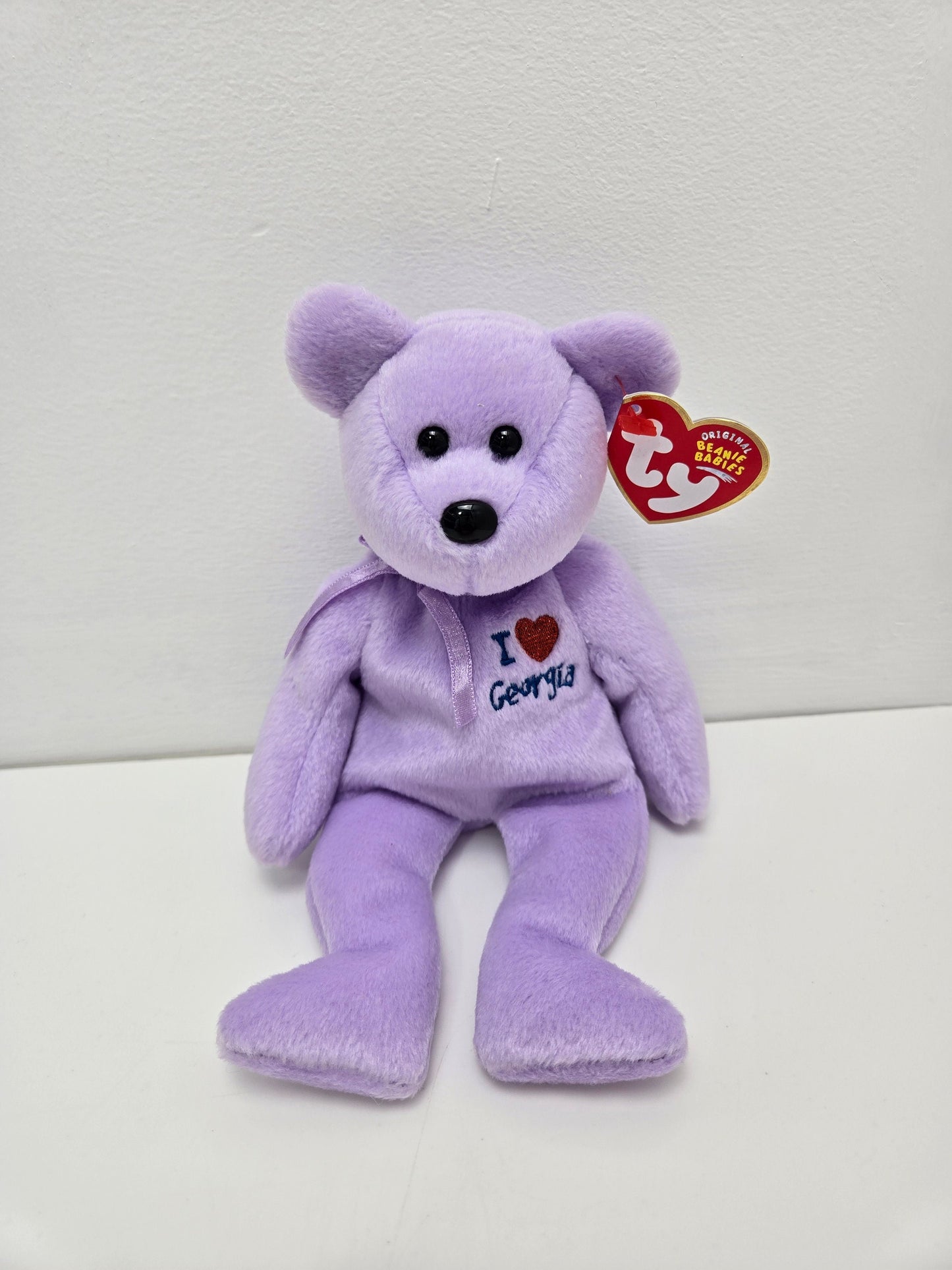 Ty Beanie Baby “Georgia” the I Love Georgia Bear - State Exclusive (8.5 inch)