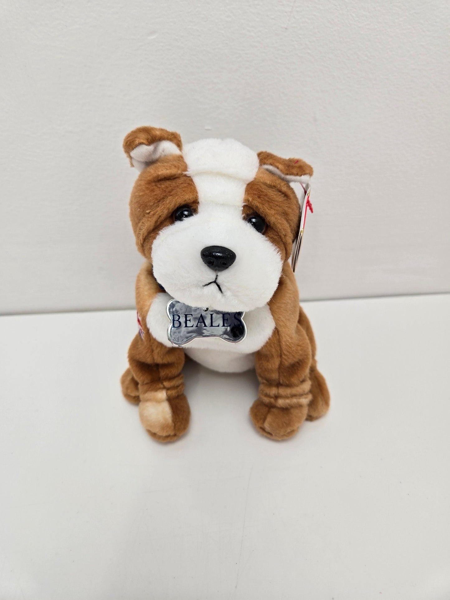 Ty Beanie Baby “Bonzer” the Bulldog! Beales UK Exclusive! (6 inch)