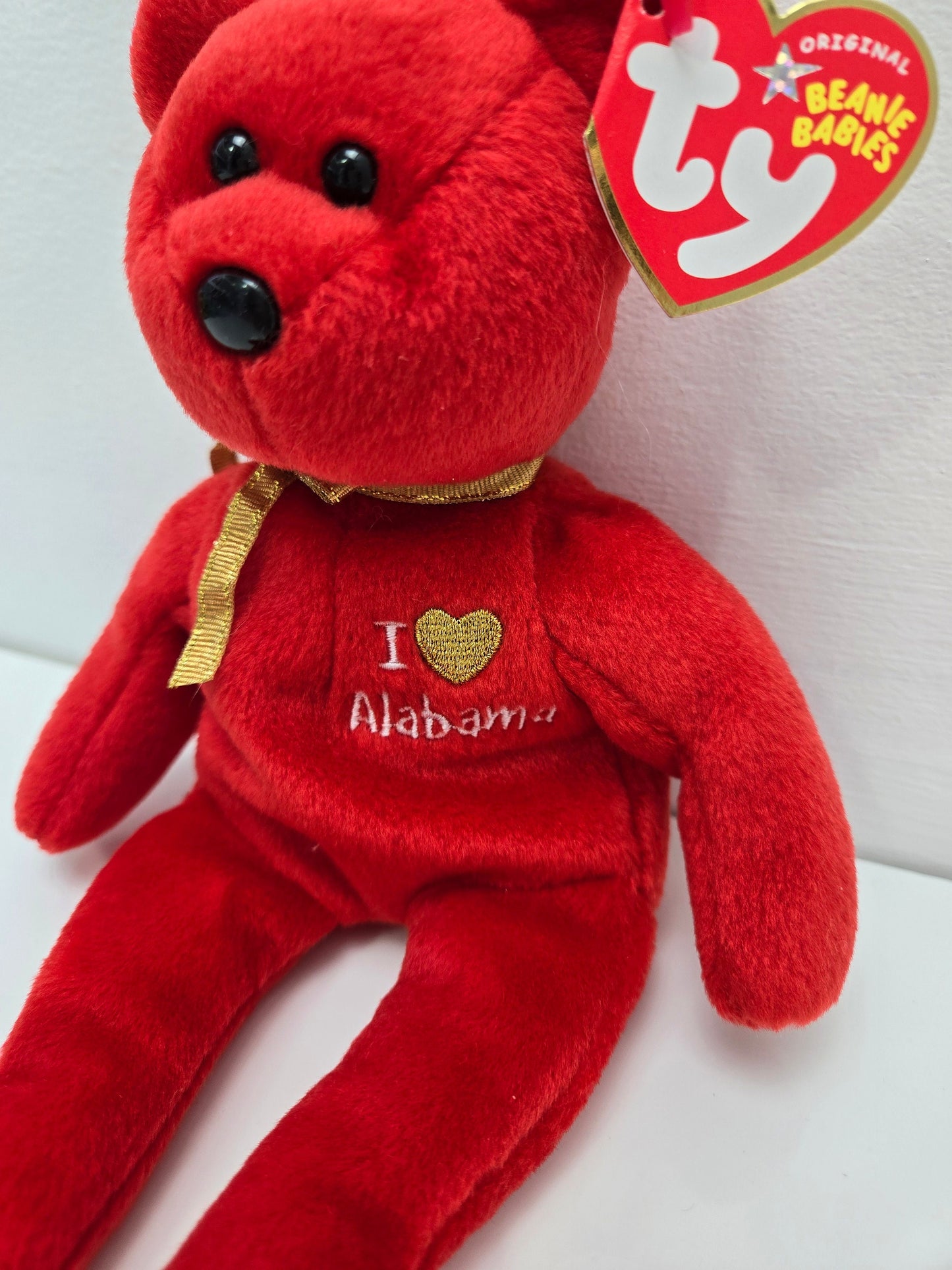 Ty Beanie Baby “Alabama” the I Love Alabama Bear - State Exclusive (8.5 inch)