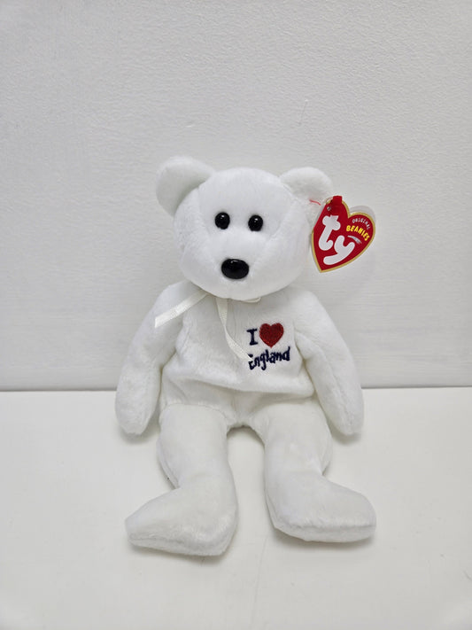 Ty Beanie Baby “England” the I Love England Bear - UK Exclusive (8.5 inch)