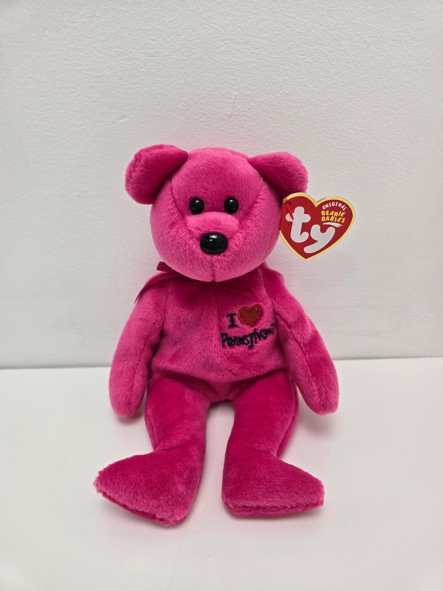 Ty Beanie Baby “Pennsylvania” the I Love Pennsylvania Bear - State Exclusive (8.5 inch)