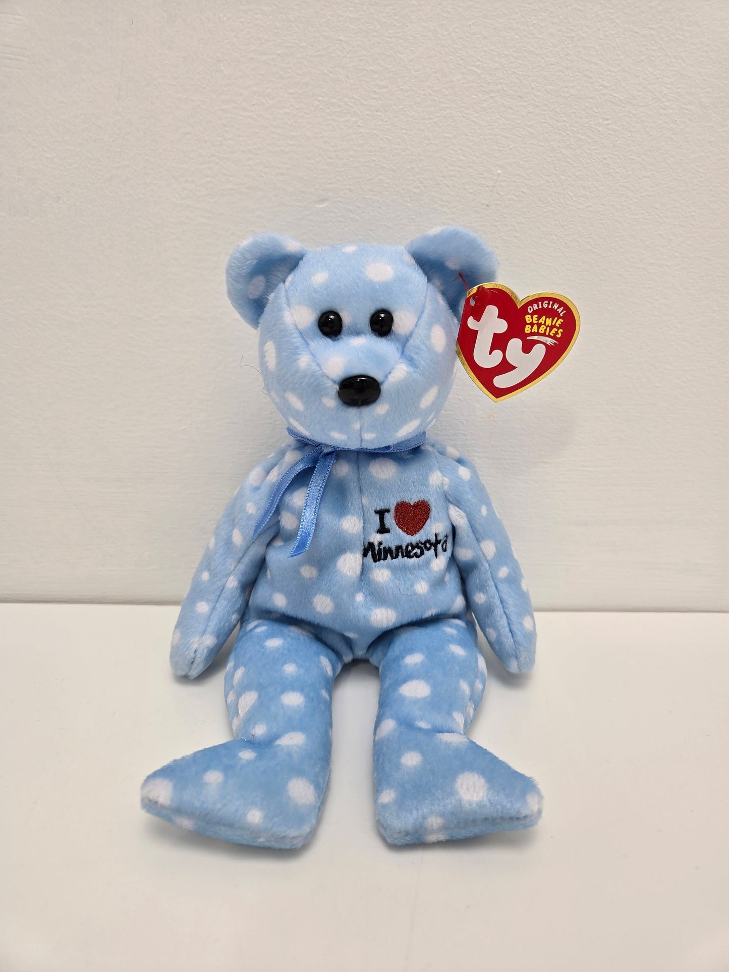 Ty Beanie Baby “Minnesota” the I Love Minnesota Bear - State Exclusive (8.5 inch)