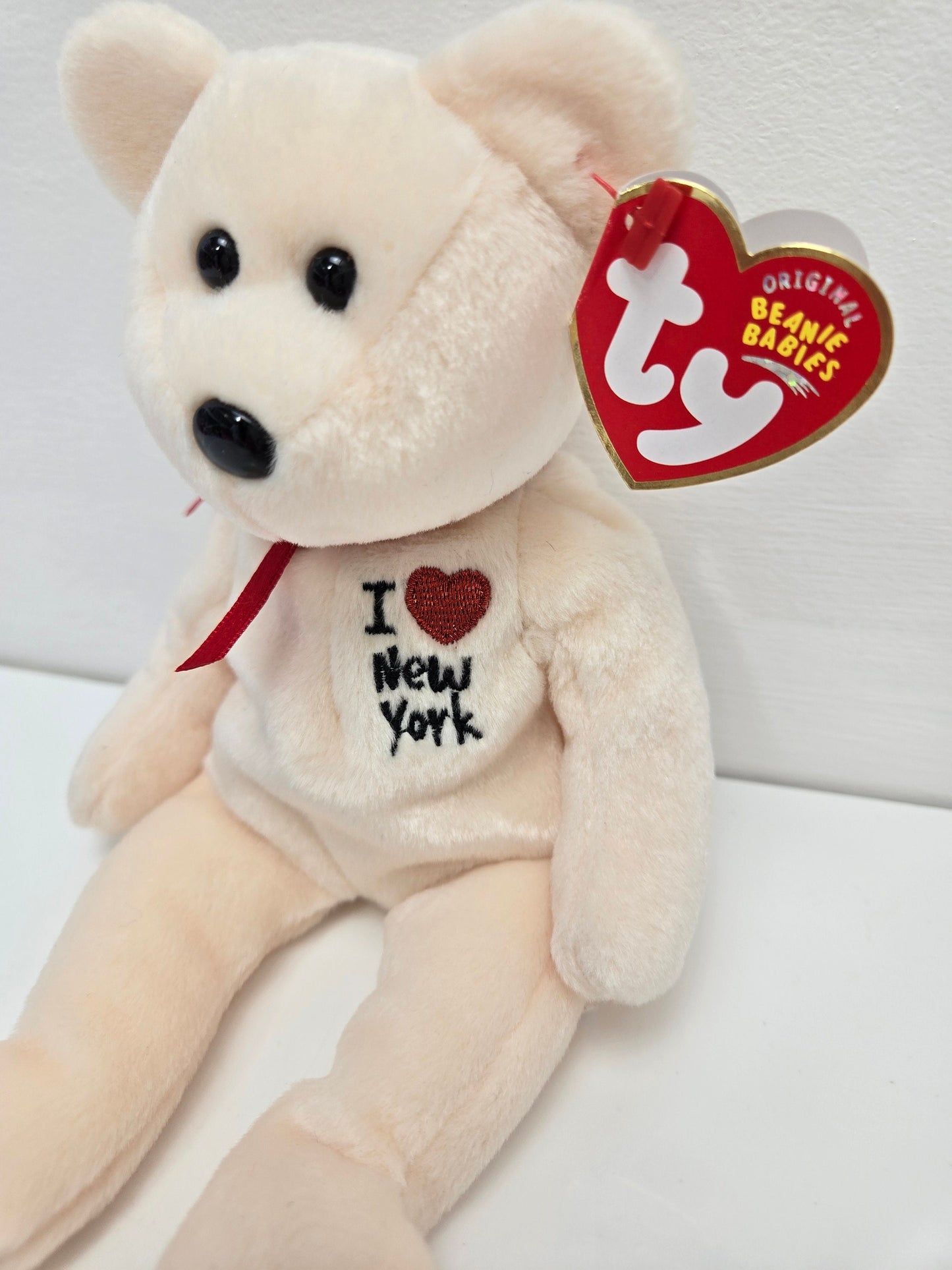 Ty Beanie Baby “New York” the I Love New York Bear - Gift Show Exclusive (8.5 inch)