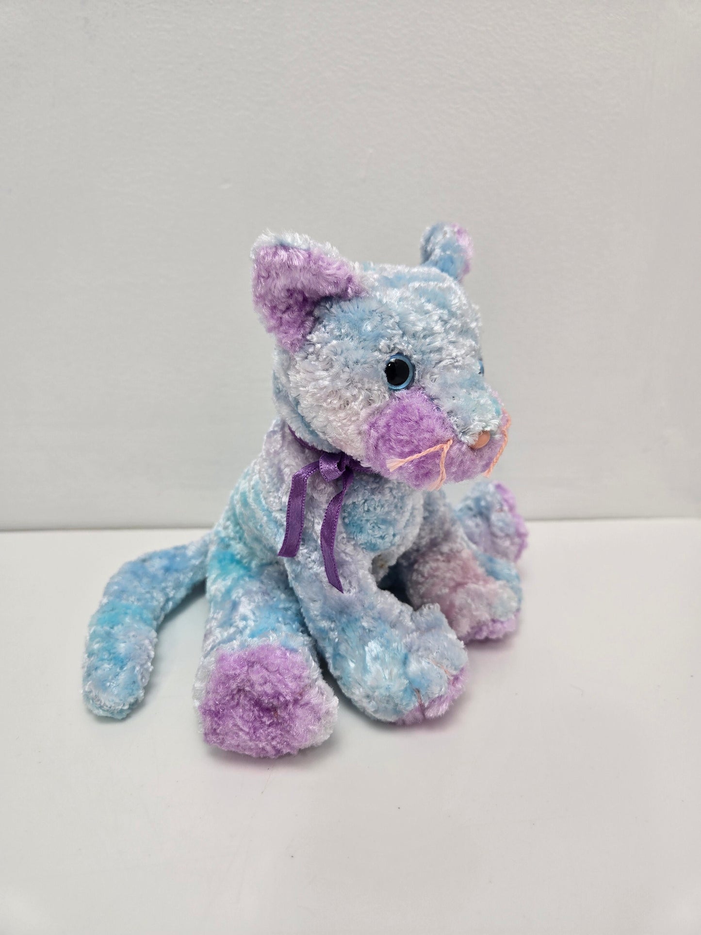 Ty Beanie Baby “Jaz” the Purple and Blue Cat! (6 inch)