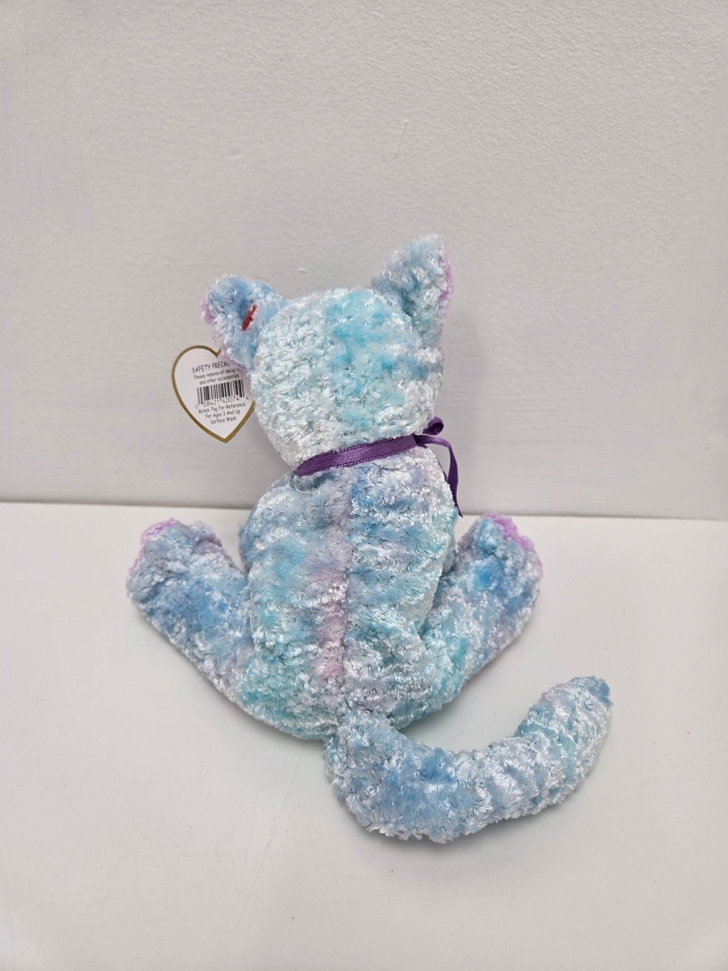 Ty Beanie Baby “Jaz” the Purple and Blue Cat! (6 inch)